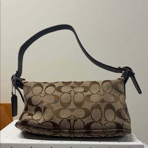 Coach Brown Designer Shoulder Bag